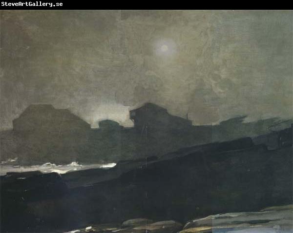 Winslow Homer The Artist's Studio in an Afternoon Fog (mk44)